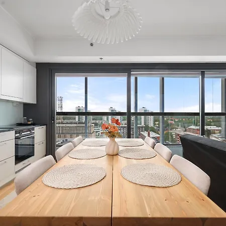 아파트 New 12th Floor 2br - Stunning Skyline Views