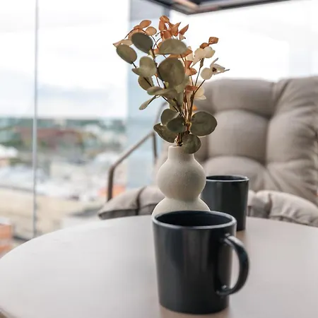 New 12th Floor 2br - Stunning Skyline Views 아파트 오울루